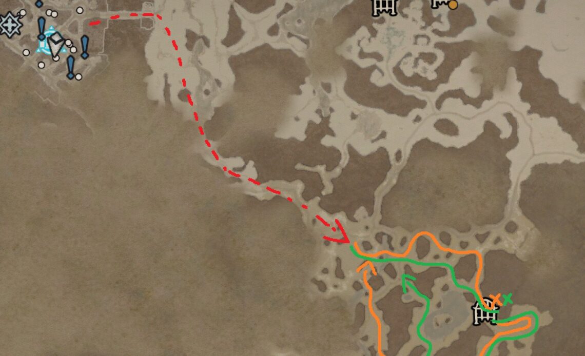 Ghoul Route Diablo 4 Speed Leveling Experience World Tier 1