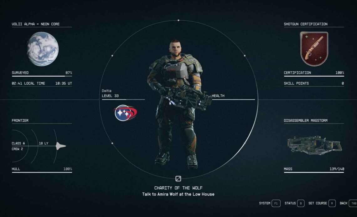 Starfield Bounty Hunter Best Build Guide