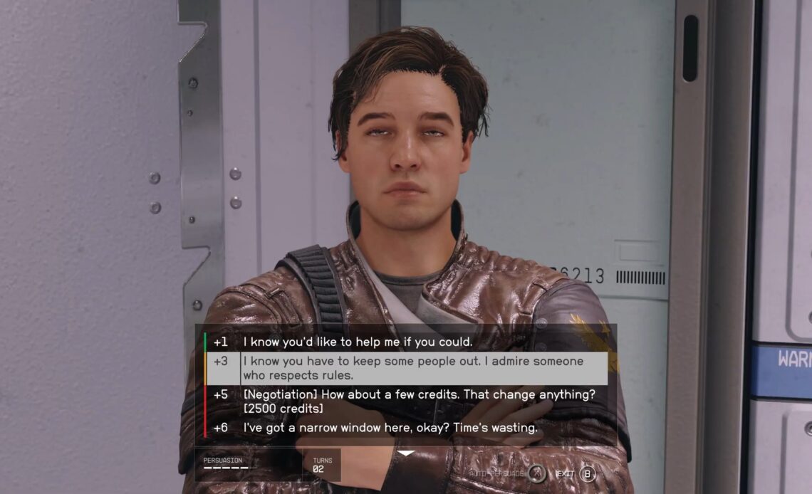 Miglior build di Starfield: parola e persuasione