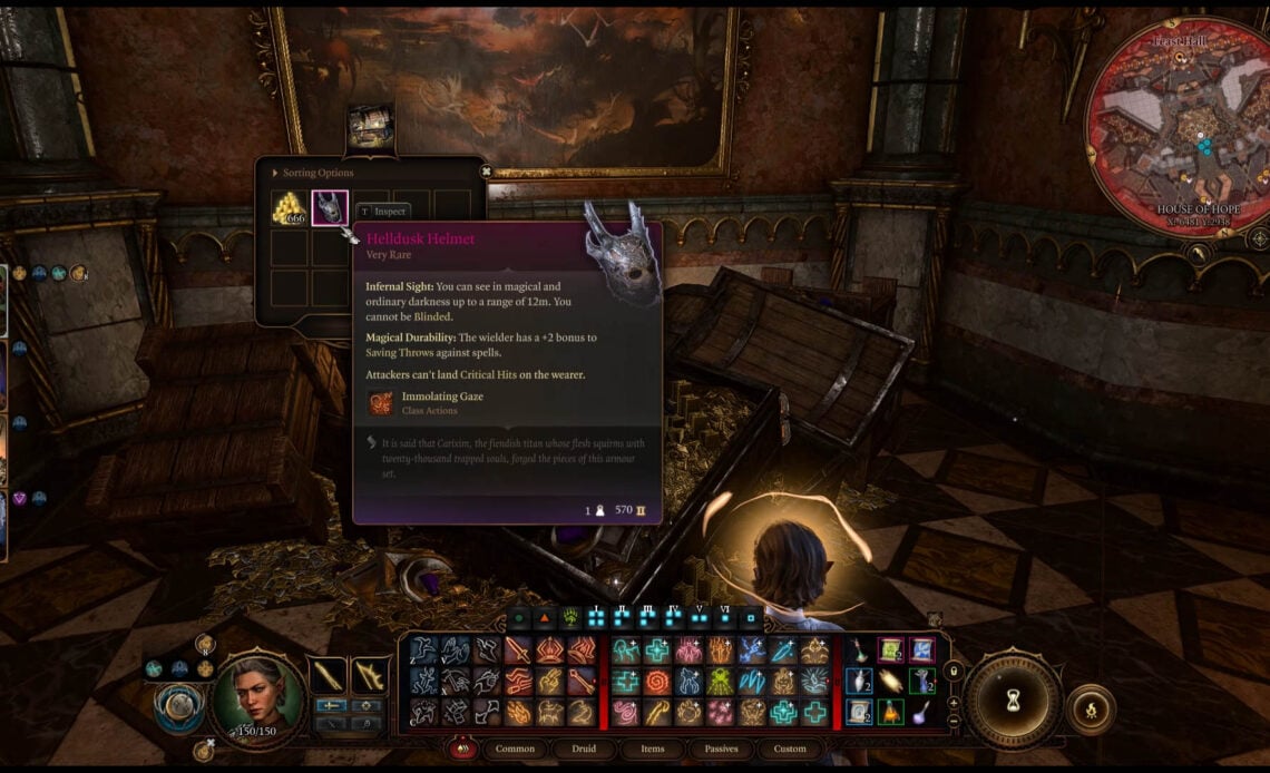 Come ottenere l'elmo Helldusk in Baldur's Gate 3