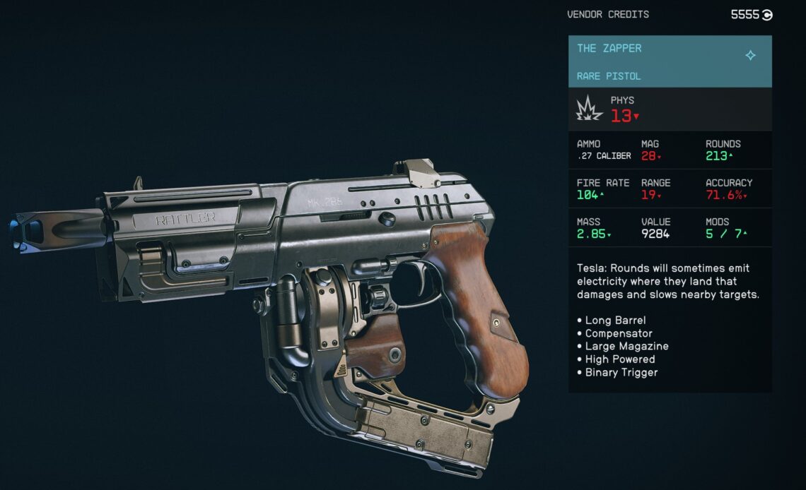 Starfield The Zapper Weapon