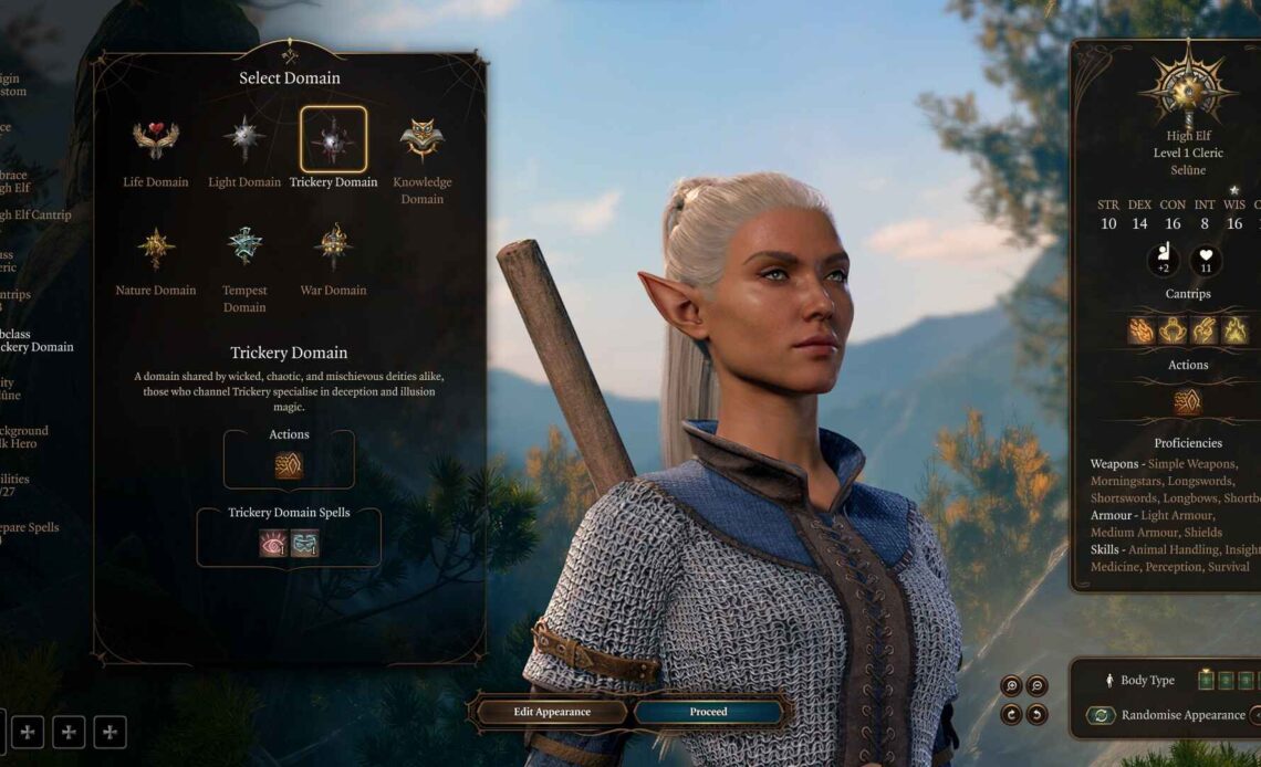 Best Baldur’s Gate 3 Trickery Domain Cleric Build Guide