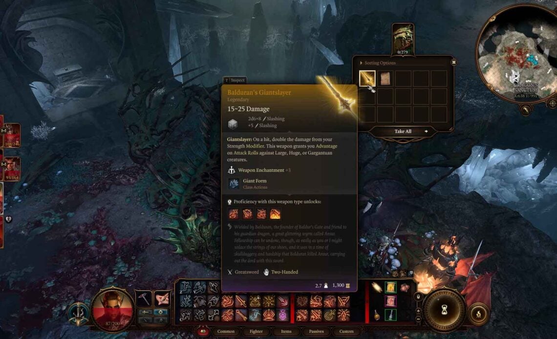 Come ottenere l'ammazzagiganti di Balduran in Baldur's Gate 3