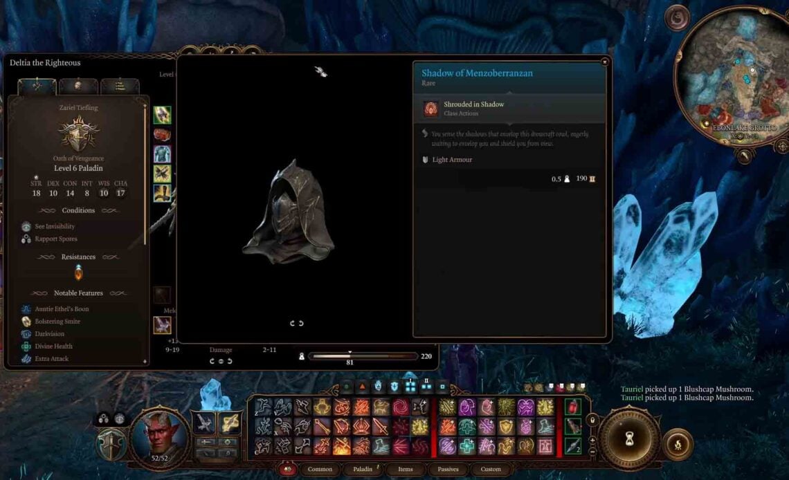 Come ottenere l'ombra di Menzoberranzan in Baldur's Gate 3