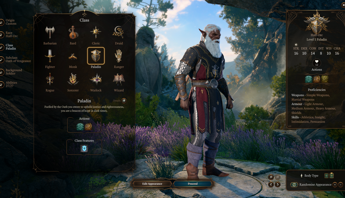 Best Baldur’s Gate 3 Paladin Oathbreaker Build Guide