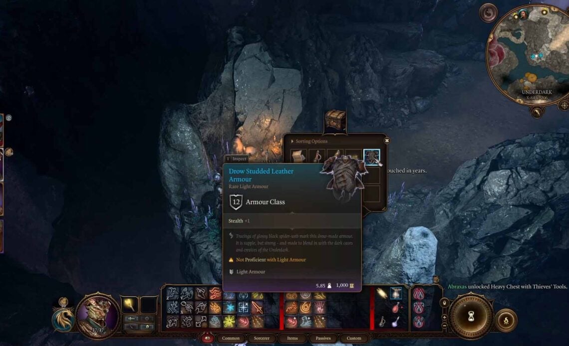 Come ottenere l'armatura di cuoio borchiata drow in Baldur's Gate 3