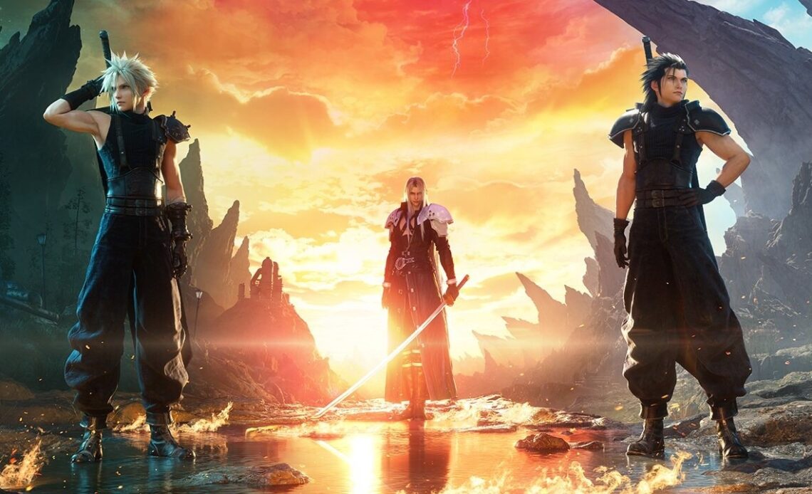 FINAL FANTASY VII REBIRTH Cloud Sephiroth Zach Key Art Crop