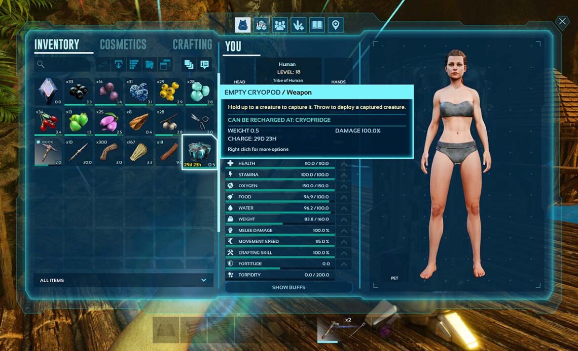 What are Cryopods in ARK Survival Ascended