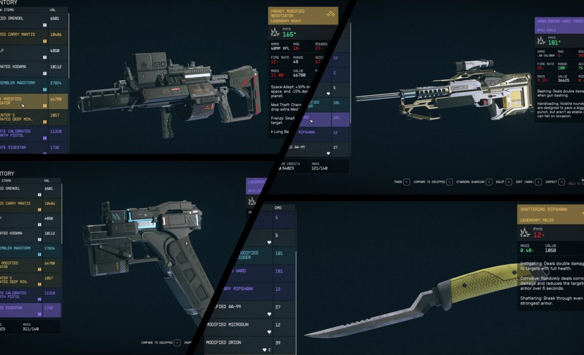 The 10 Best Weapon Traits in Starfield