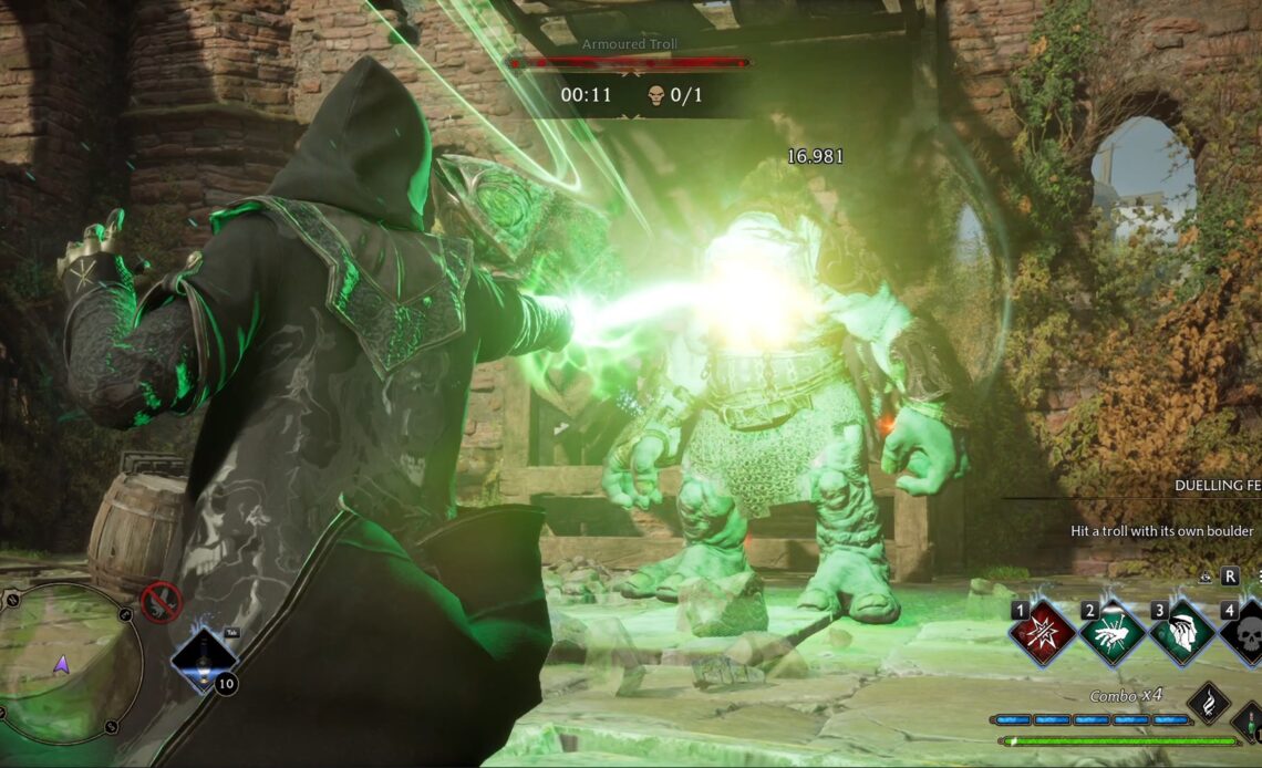 How to Defeat a Troll - Hogwarts Legacy