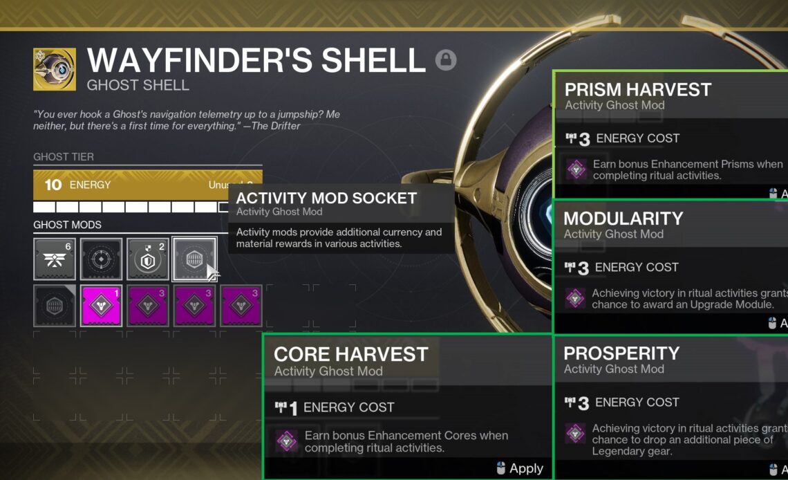 All Season of the Wish Mods - D2