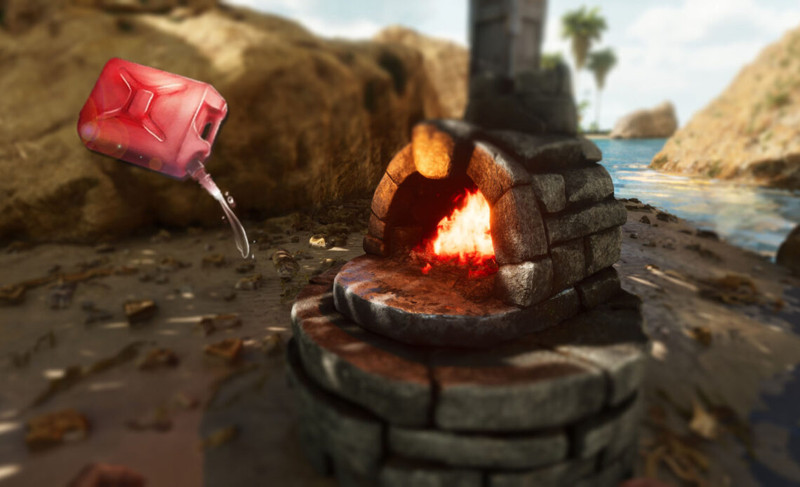 ARK Survival Ascended - How to Make Gasoline - Refining Forge