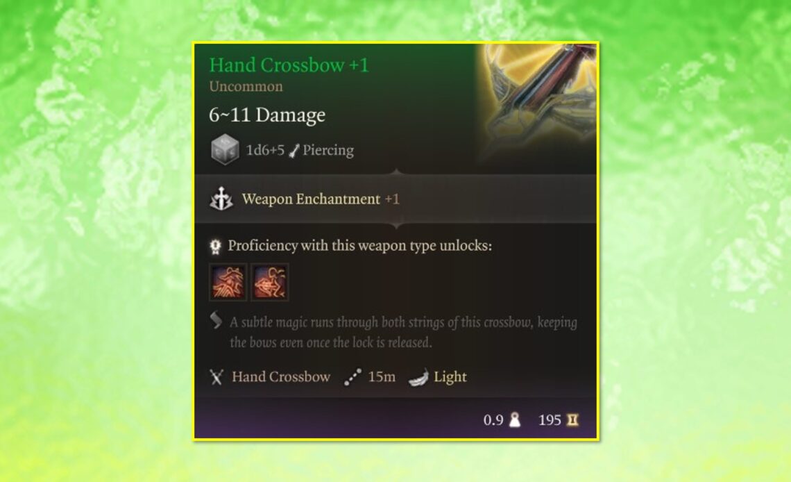 BG3 - How to Get Hand Crossbow +1