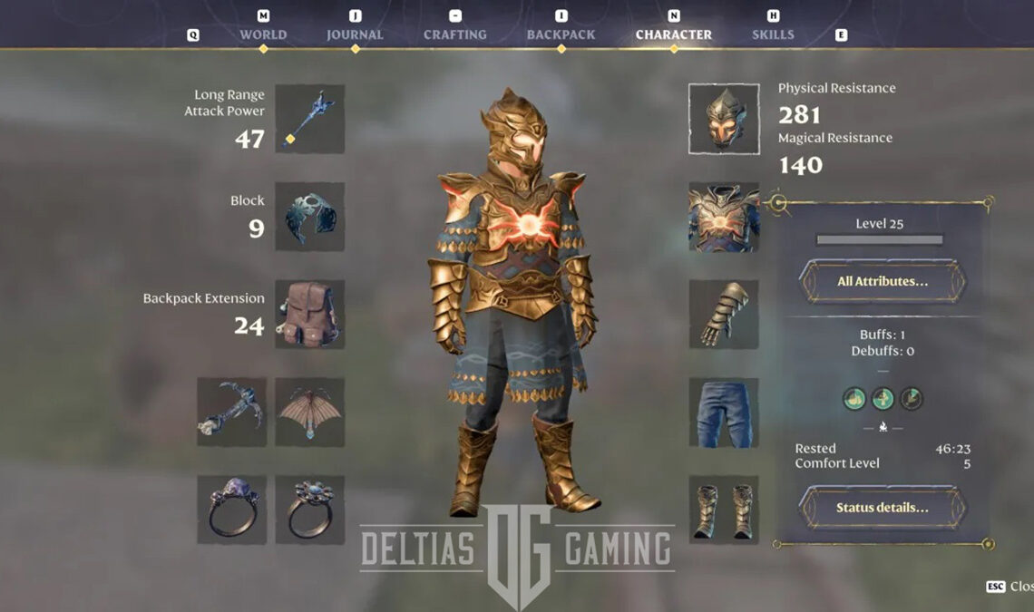 Radiant Paladin Armor Set - Enshrouded