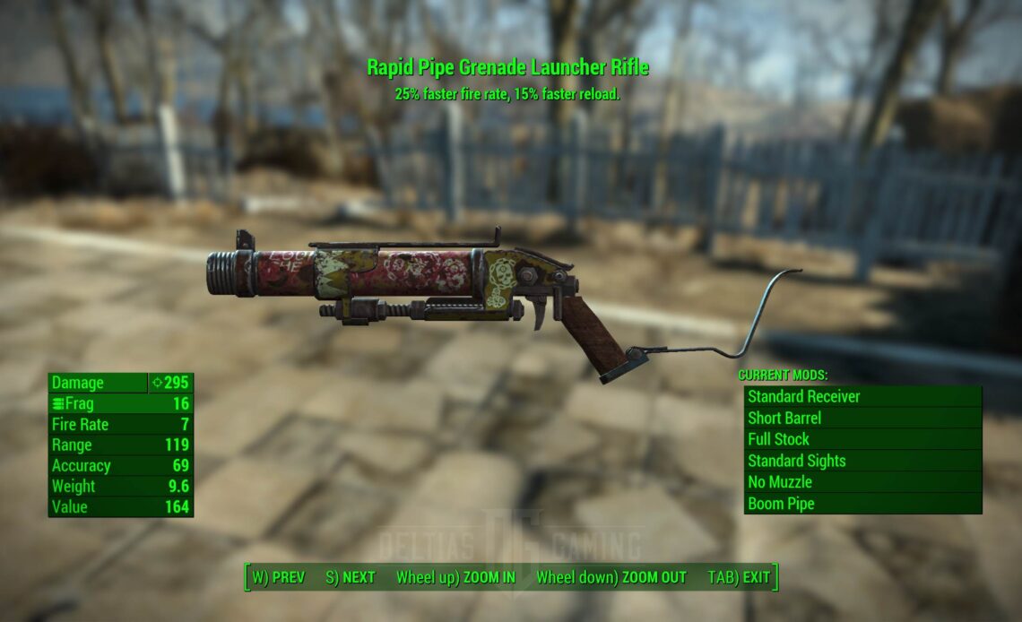 Fallout 4 How to Get Pipe Grenade Launcher