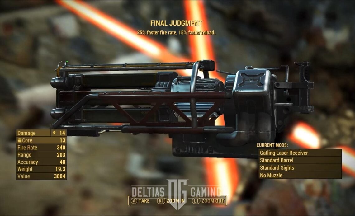 Fallout 4 Final Judgment stats tooltip