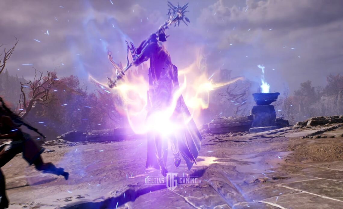 Staff Build in Throne and Liberty MMORPG