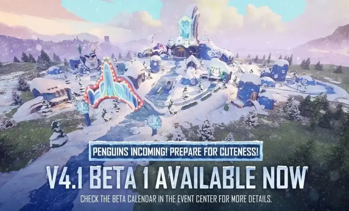Perdite di aggiornamento di PUBG Mobile 4.1: Frosty Funland, Rocket Rides e Penguin Chests