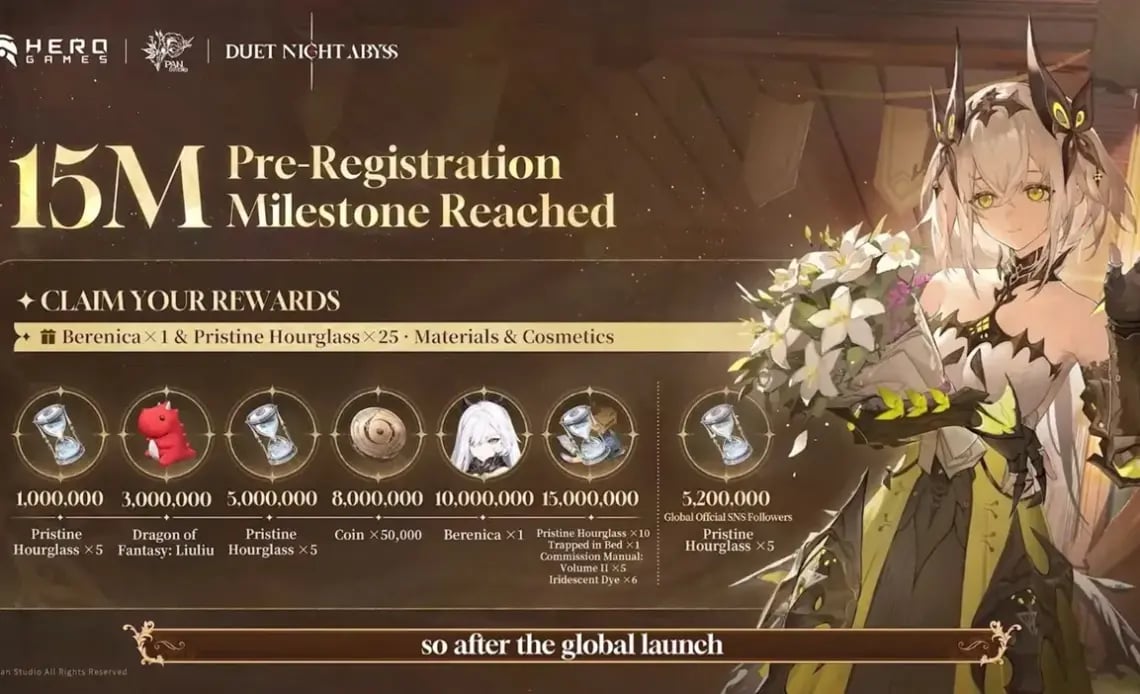 Tutto il bottino gratuito dell'evento di lancio di Duet Night Abyss! Come ottenere personaggi gratuitamente!