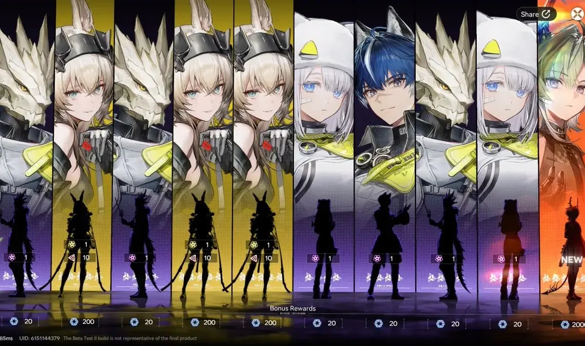 Analisi completa del sistema gacha Beta Test II di Endfield