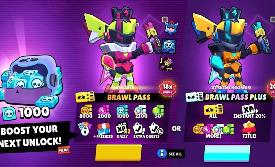 Mechma della stagione 45 di Brawl Stars: tutte le skin e gli aggiornamenti