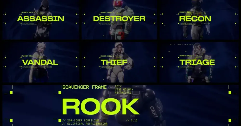 Marathon: Game Details, Runner Shells ...