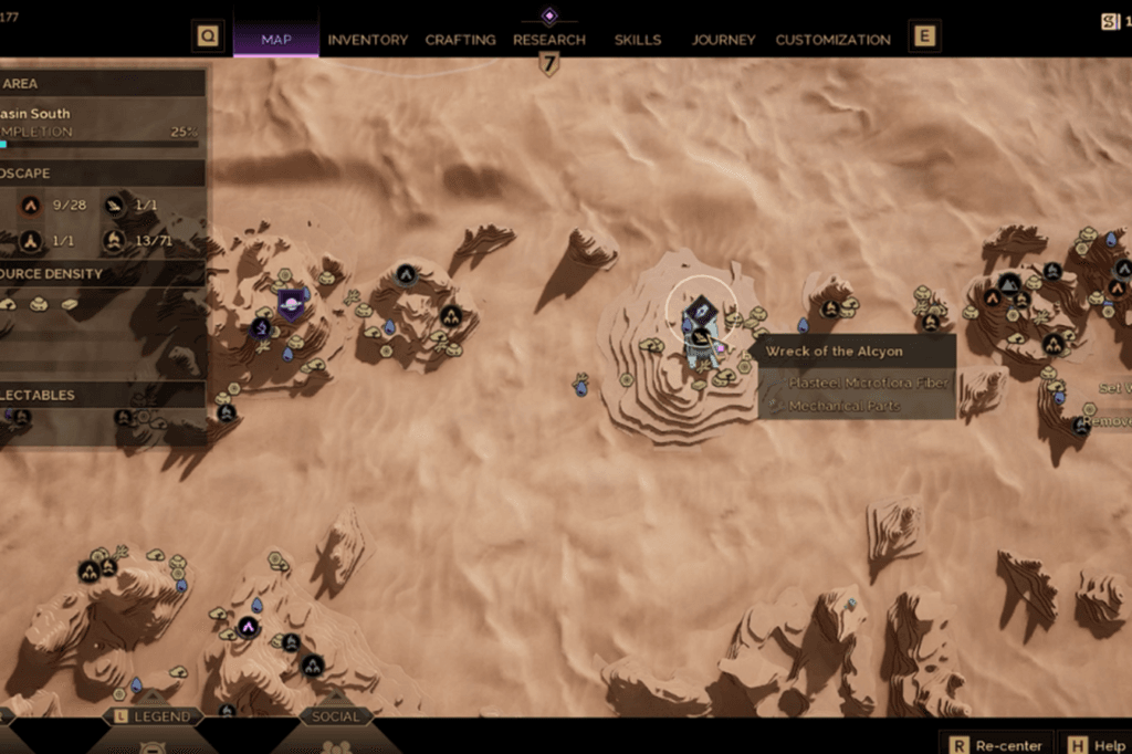 Dove trovare la fibra della microflora di Plasteel in Dune Awakening