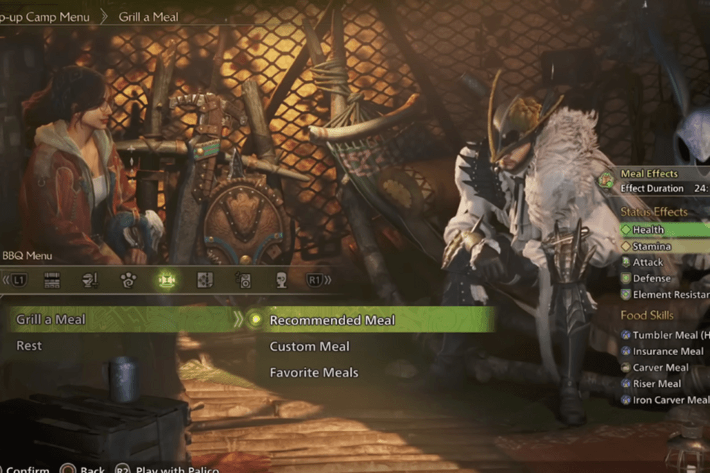 Il miglior cibo da preparare in Monster Hunter Wilds