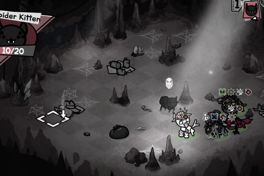 Mewgenics: Guida al boss di un piccolo ragno