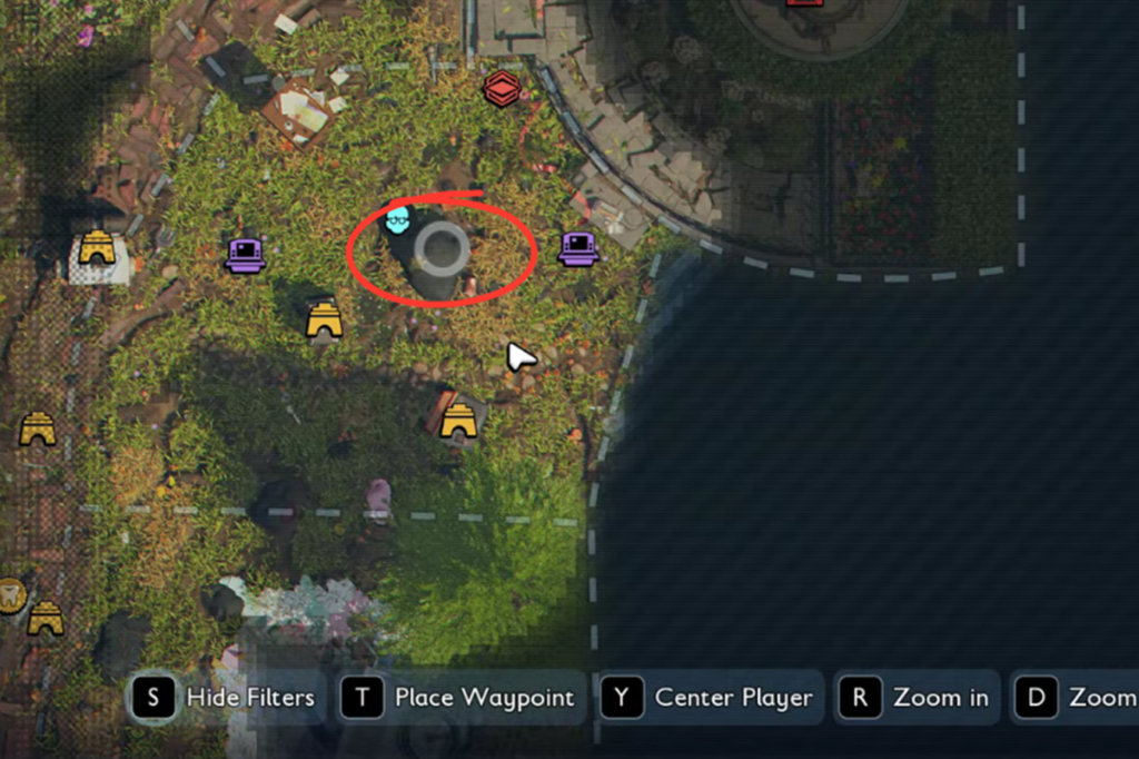 Posizione dell'ape a terra 2