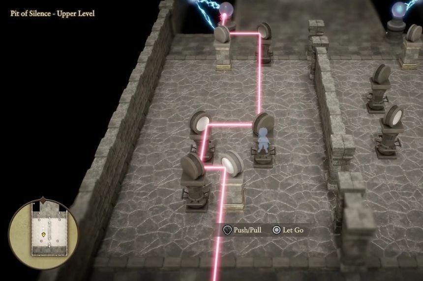 Risolvi il puzzle dello specchio luminoso della Fossa del Silenzio nel livello superiore - Dragon Quest 7 reinventato