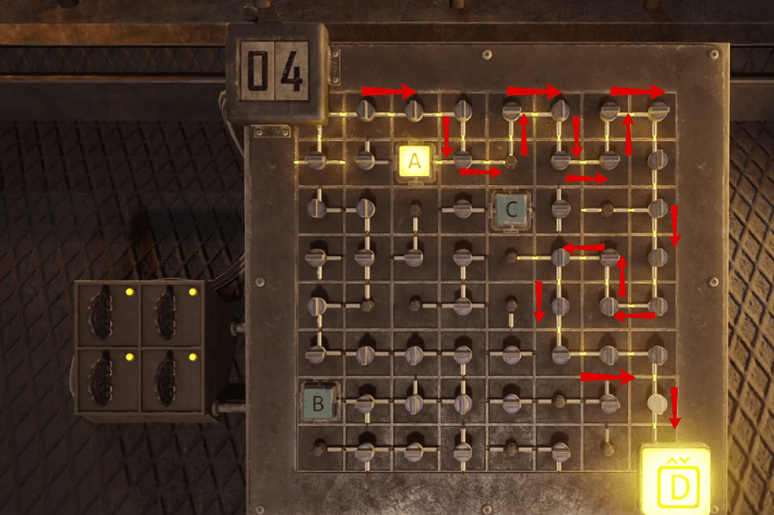 Soluzione dell'enigma Open Gate D in Crisol: Theatre of Idols Capitolo 2