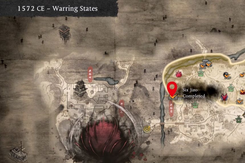 Tutte le posizioni delle statue Jizo – Nioh 3