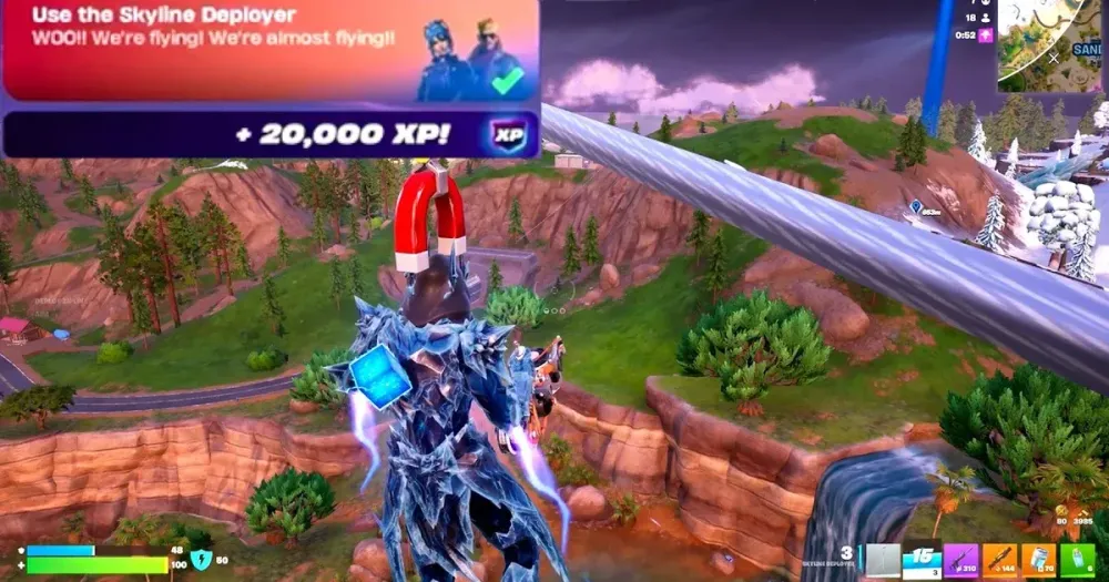 Use the Skyline Deployer Fortnite - YouTube