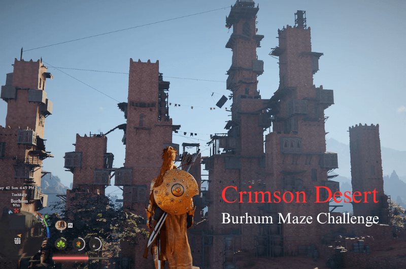 Burhum Maze Challenge (Location & Solution) - Crimson Desert
