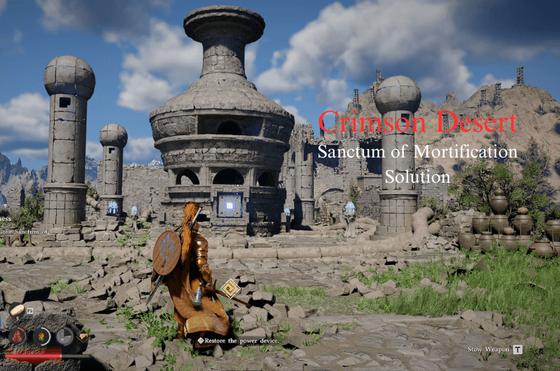 Sanctum of Mortification Solution - Crimson Desert