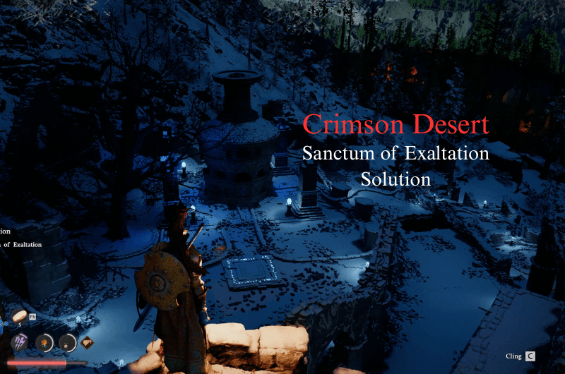 Sanctum of Exaltation Solution - Crimson Desert