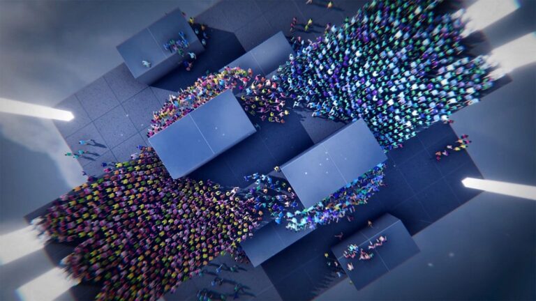 Humanity, la recensione del puzzle game che stavamo aspettando tra Rez, Lemmings e Chu-Chu Rocket