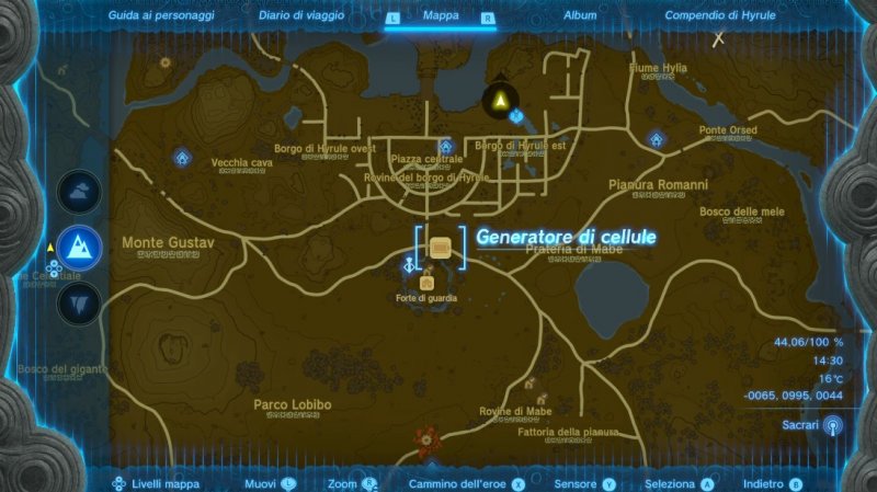 Generatore di Cellule di Hyrule Centrale