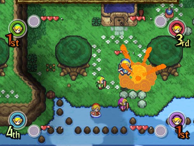 The Legend of Zelda: Four Swords Adventure è uno dei rari esempi di multiplayer nella serie