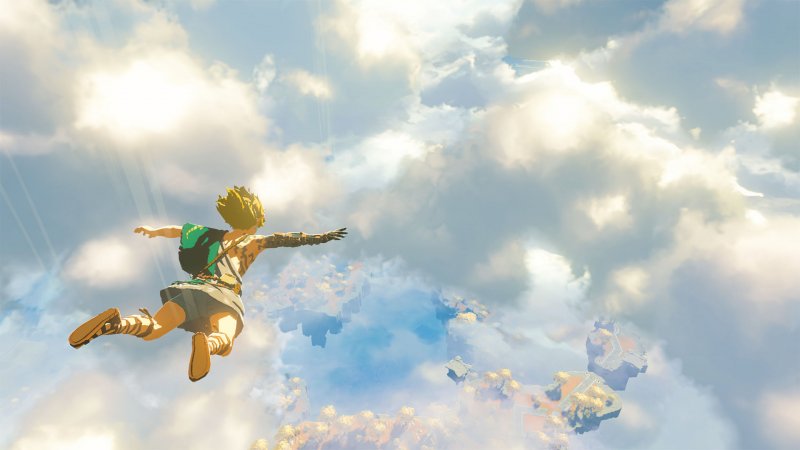 The Legend of Zelda: Tears of the Kingdom, Link in volo verso mille avventure