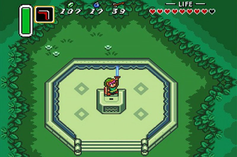 The Legend of Zelda: A Link to the Past, Link estrae la Master Sword