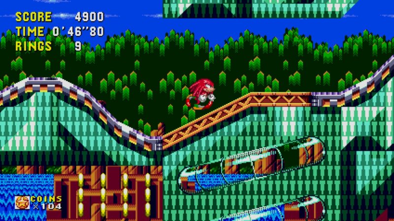 Utilizzare Knuckles per completare i livelli di Sonic Origins Plus permette di sperimentare mosse differenti da Sonic
