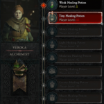 Alchemist Potion Interface Diablo 4