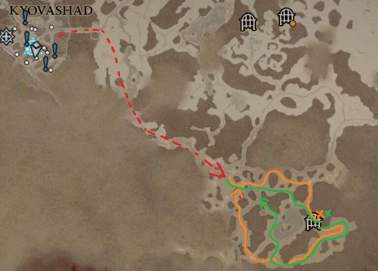 Ghoul Route Diablo 4 Speed Leveling Experience World Tier 1