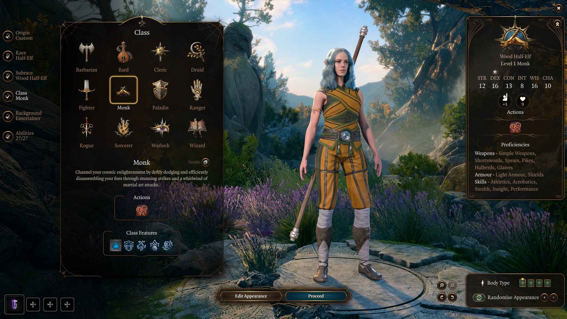 Best Baldur’s Gate 3 Monk Way of Shadow Build Guide