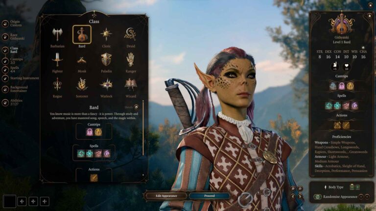 Best Baldur’s Gate 3 College of Lore Bard Build Guide