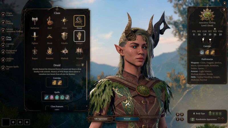 La migliore guida alla creazione di Baldur's Gate 3 Circle of the Land Druid