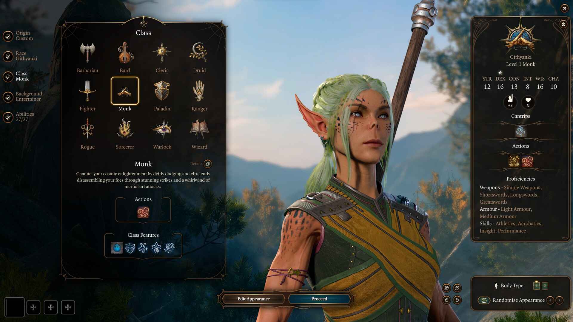 Best Baldur’s Gate 3 Way of Four Elements Monk Build Guide
