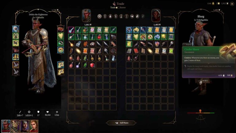 Come ottenere le scarpe di cenere in Baldur's Gate 3